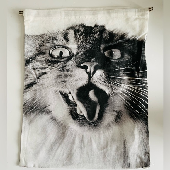 NEW TORY BURCH LTD. ED. DUST BAG FROM THE ANIMAL HOUSE CAT CAPSULE - Picture 2 of 4